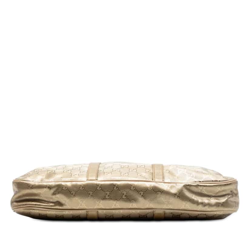Gucci GG Imprime Business Bag Gold Canvas Good condition - Inside View
