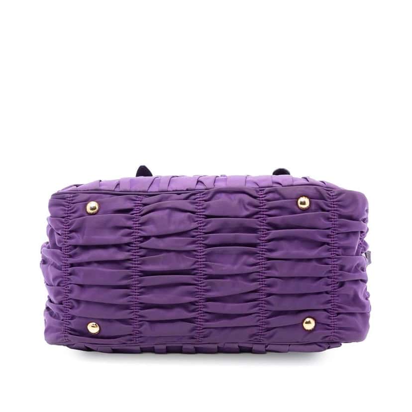 Prada Tessuto Gaufre Satchel Purple Good condition - Inside View