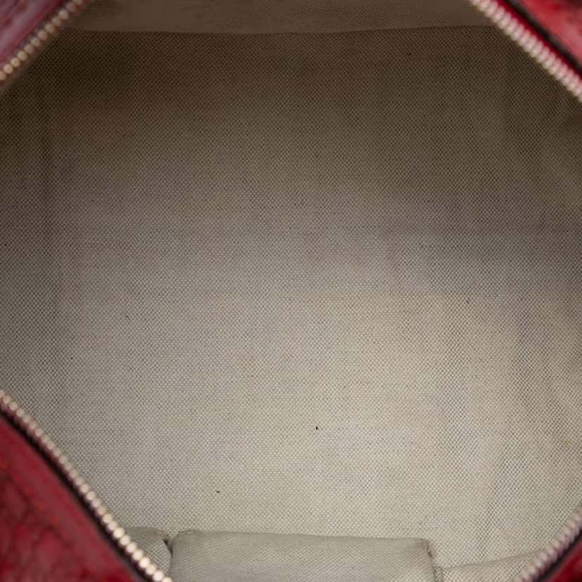 Gucci Medium Microguccissima Joy Boston Bag Red Leather Good condition - Model View