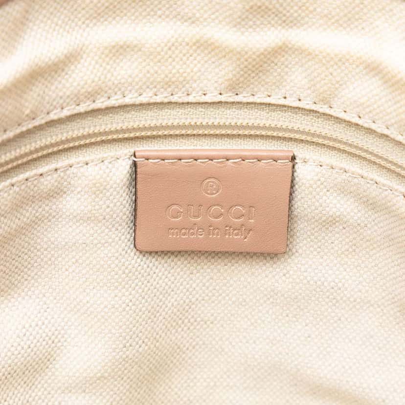 Gucci Diamante Canvas Sukey Satchel Beige Canvas Very good condition - Box View