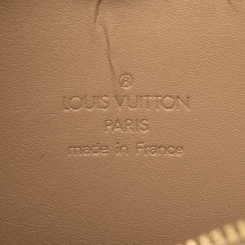 Louis Vuitton Monogram Vernis Pochette Mott Beige Leather Good condition - Box View