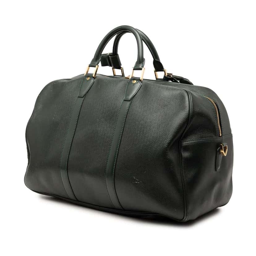 Louis Vuitton Taiga Kendall PM Green Leather Good condition - Back View