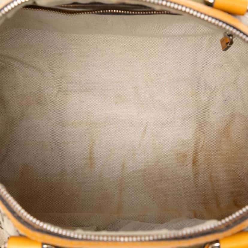 Gucci Medium GG Canvas Web Joy Boston Bag Beige Good condition - Model View