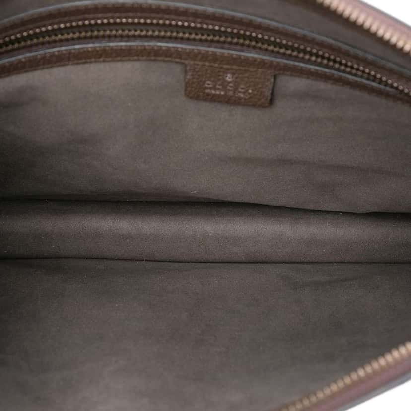 Gucci GG Supreme Web Butterfly Clutch Beige Good condition - Model View