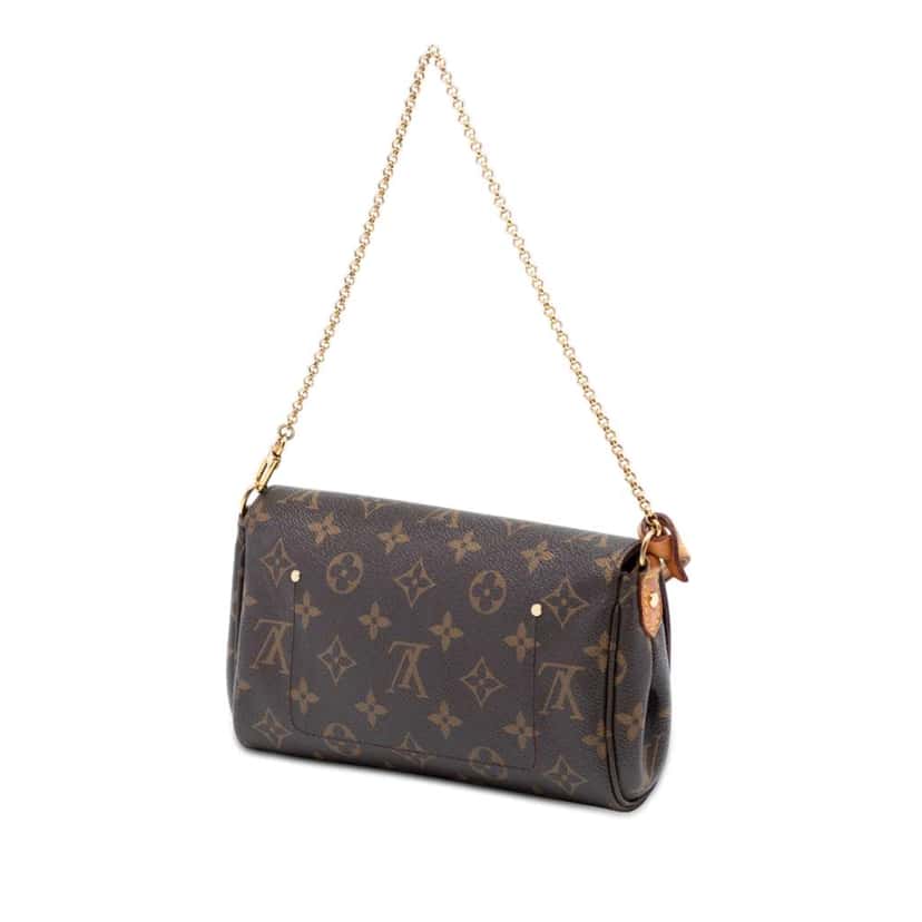 Louis Vuitton Monogram Favorite PM Brown Good condition - Back View