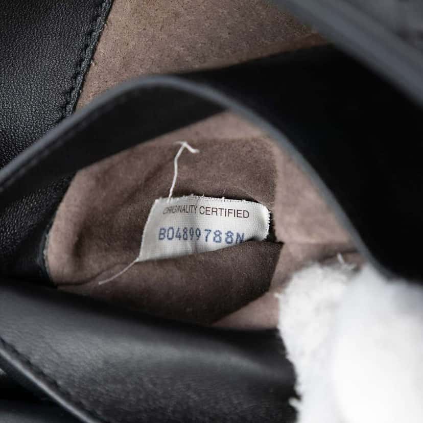 Bottega Veneta Baby Nappa Intrecciato Olimpia Crossbody Black Leather Good condition - Box View