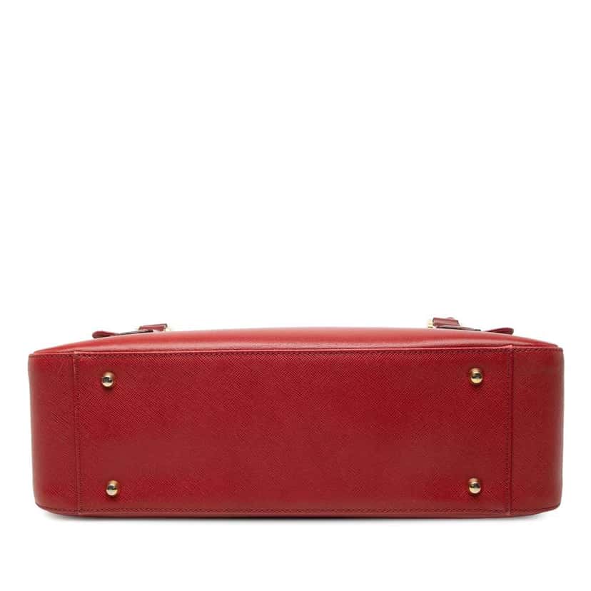 Burberry Leather Handbag Red Leather Good condition - Inside View