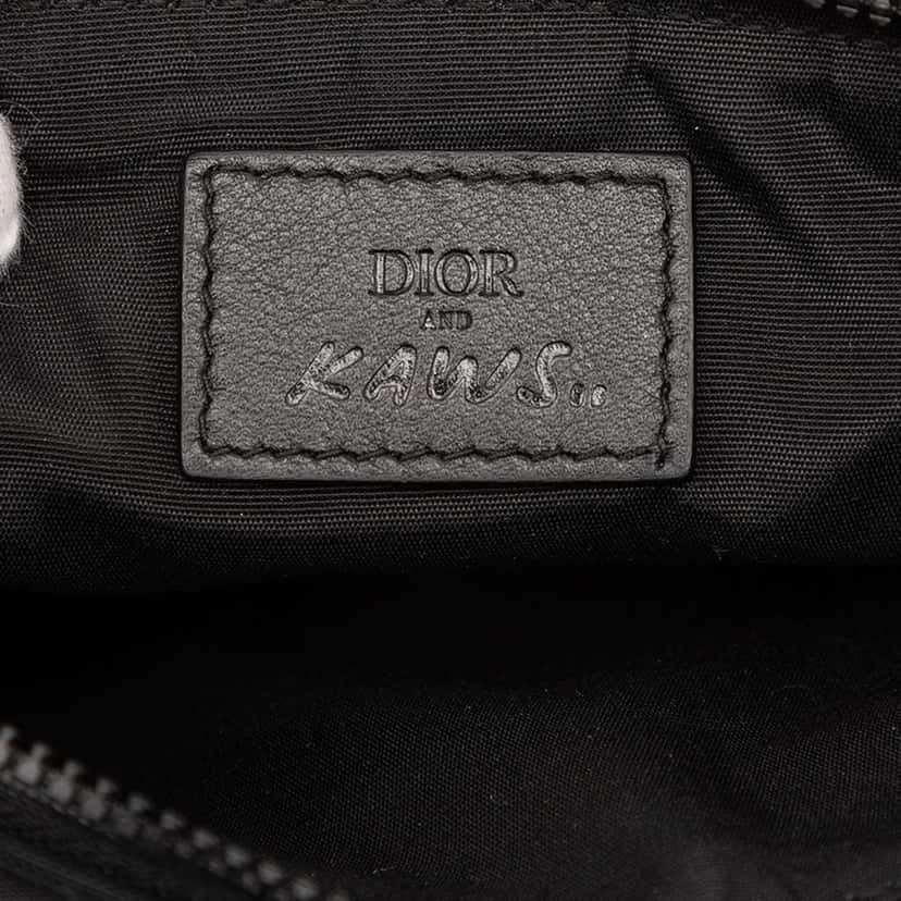 Dior Kaws Bee Nylon Pouch Black Good condition - Box View