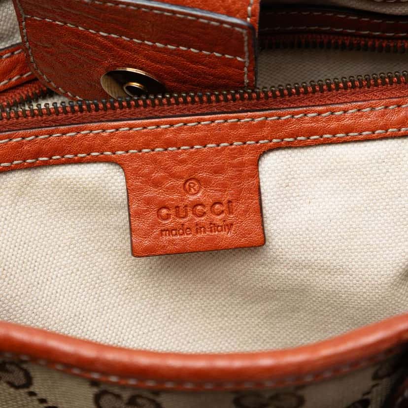 Gucci GG Canvas Running Tote Beige Canvas Good condition - Box View