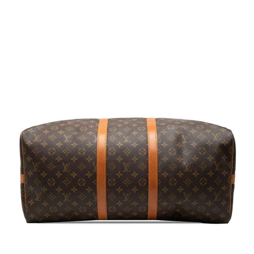 Louis Vuitton Monogram Keepall Bandouliere 55 Brown Good condition - Inside View