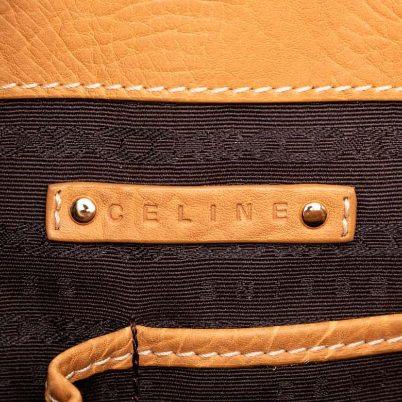 Celine Leather Tote Brown Leather Good condition - Box View