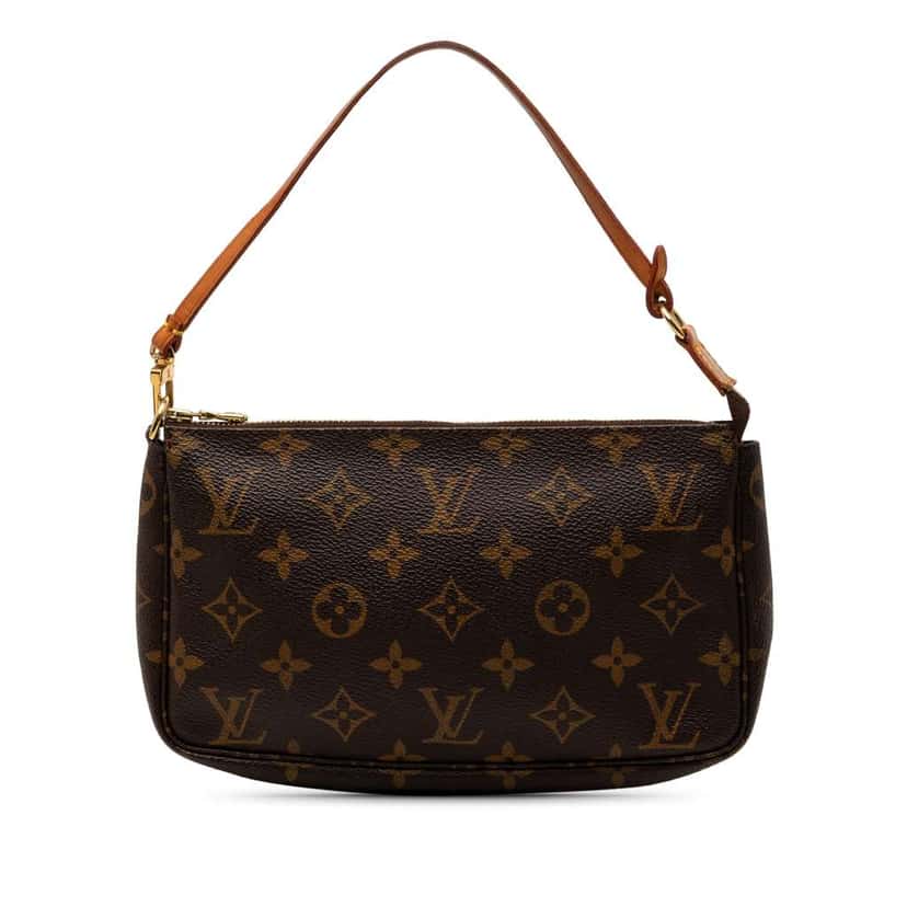 Louis Vuitton Monogram Pochette Accessoires Brown Good condition - Front View
