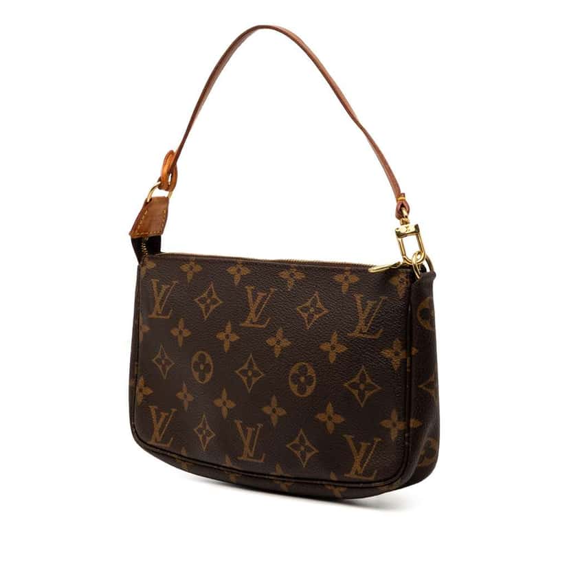 Louis Vuitton Monogram Pochette Accessoires Brown Good condition - Back View