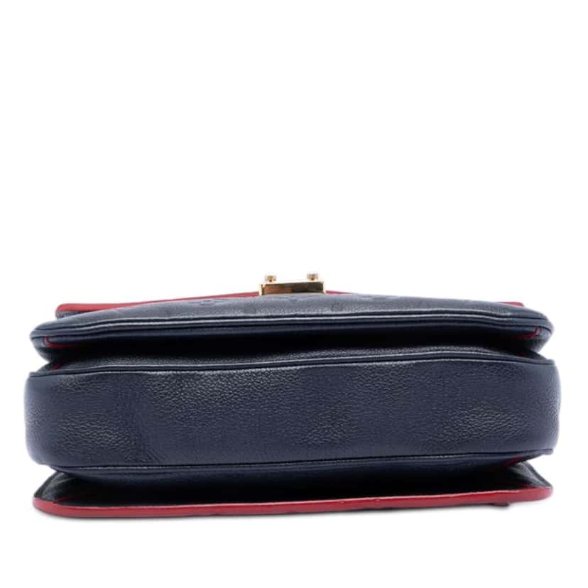 Louis Vuitton Monogram Empreinte Pochette Metis Blue Leather Very good condition - Inside View