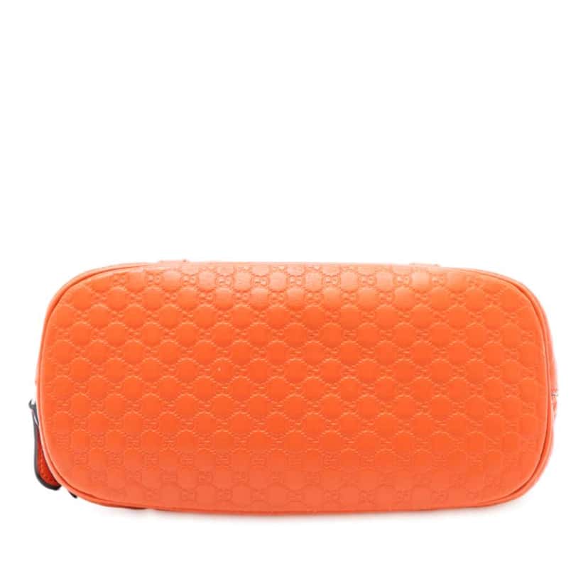 Gucci Mini Microguccissima Dome Satchel Orange Leather Good condition - Inside View