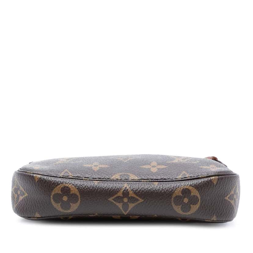 Louis Vuitton Monogram Mini Pochette Accessoires Brown Good condition - Inside View