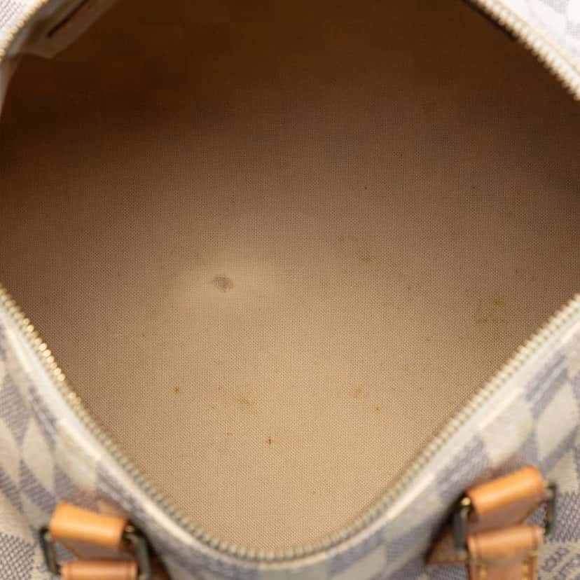 Louis Vuitton Damier Azur Speedy 30 White Good condition - Model View