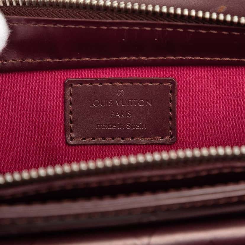 Louis Vuitton Monogram Mat Alston Red Leather Good condition - Box View