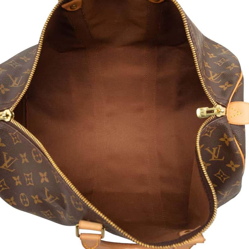 Louis Vuitton Monogram Keepall 45 Brown Good condition - Model View