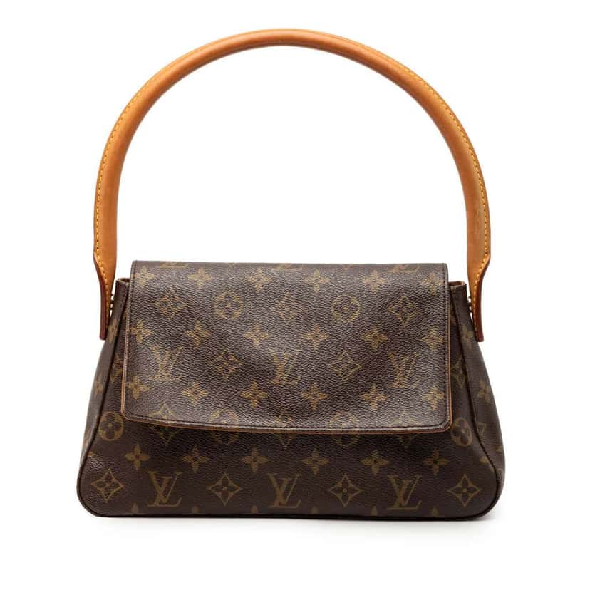 Louis Vuitton Monogram Mini Looping Brown Good condition - Front View