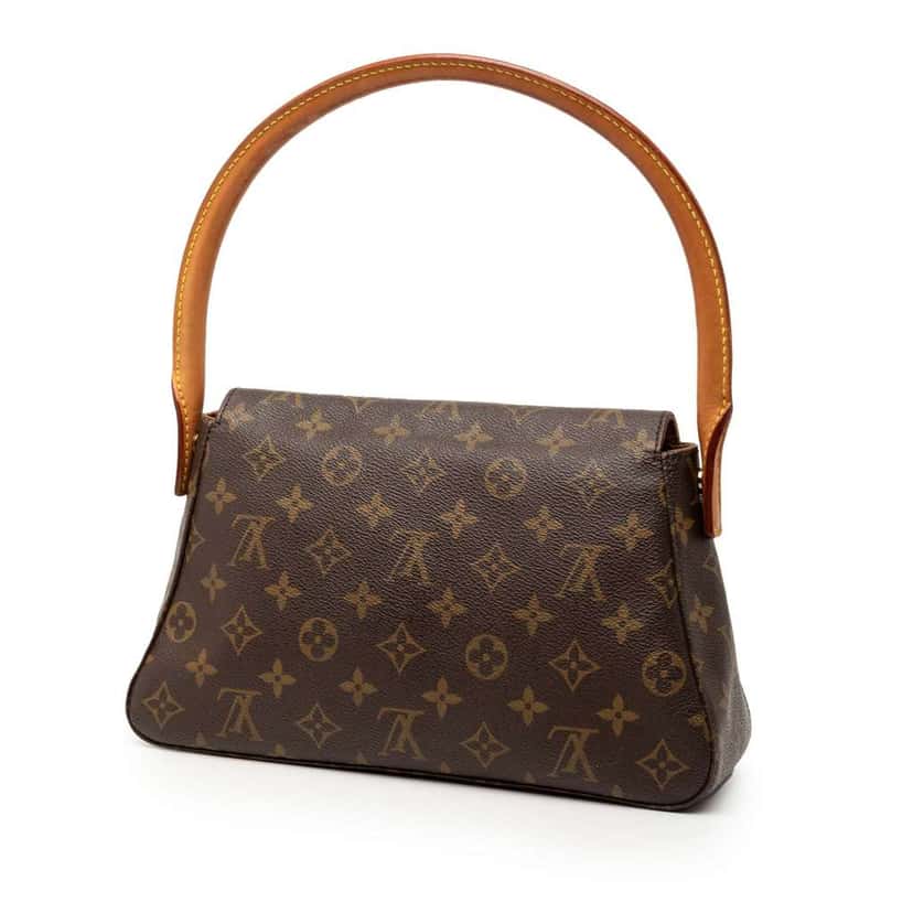 Louis Vuitton Monogram Mini Looping Brown Good condition - Back View