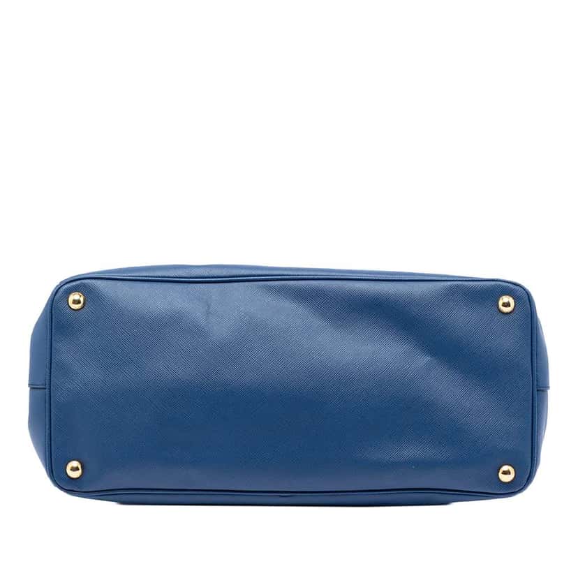 Prada Large Saffiano Lux Galleria Tote Blue Leather Good condition - Inside View
