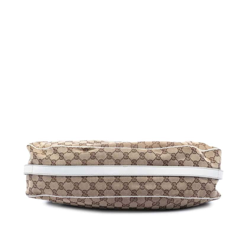 Gucci GG Canvas Web Match Ball Tote Beige Good condition - Inside View