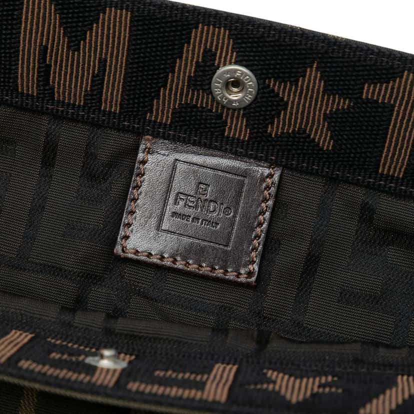 Fendi Zucca Canvas Shopping Tote Brown Canvas Good condition - Box View