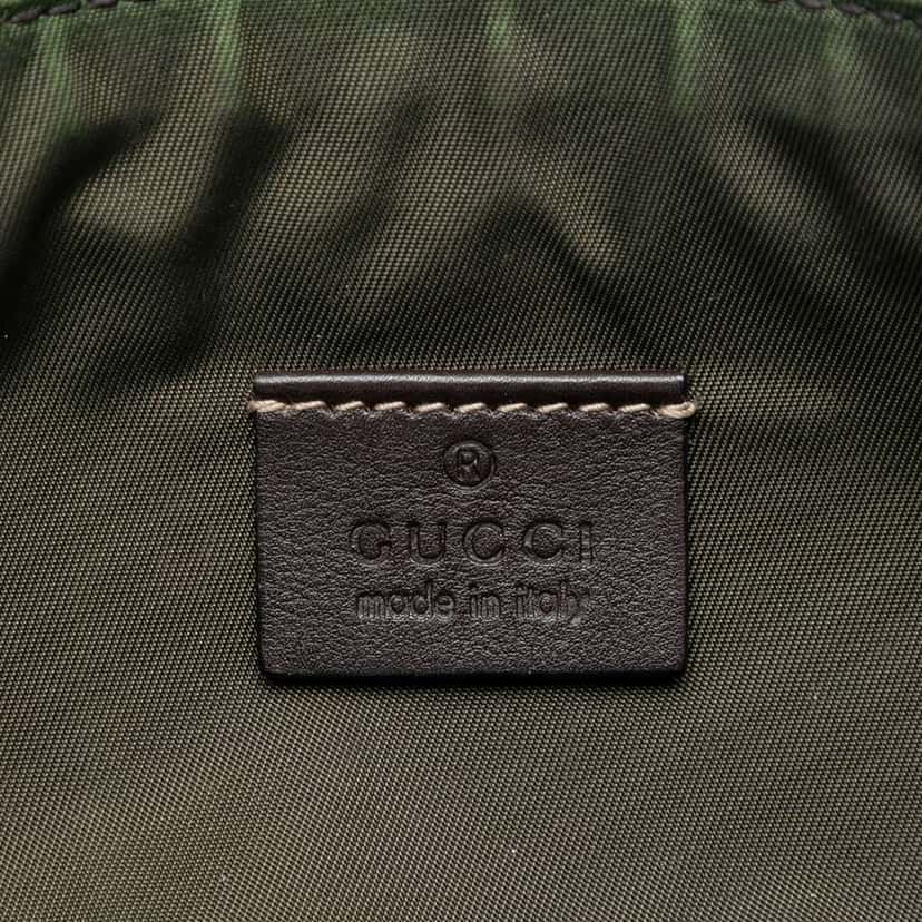 Gucci GG Canvas Interlocking G Shoulder Bag Beige Good condition - Box View