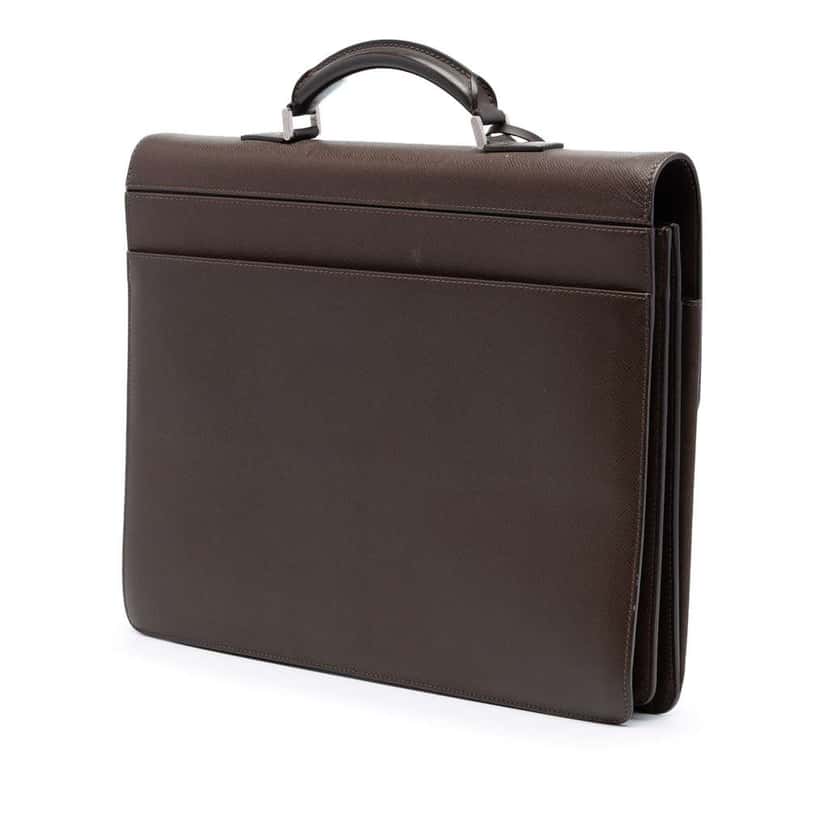 Louis Vuitton Taiga Laguito Brown Leather Good condition - Back View