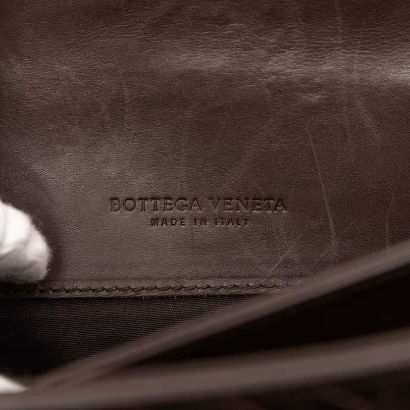 Bottega Veneta Nappa Intrecciato Briefcase Brown Leather Good condition - Box View