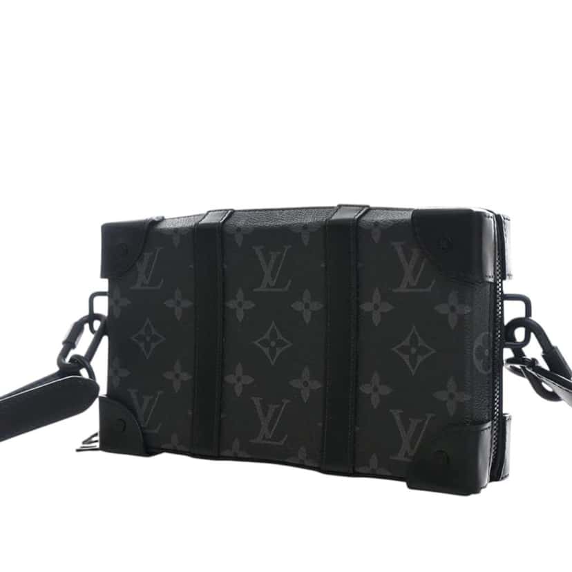 Louis Vuitton Monogram Eclipse Soft Trunk Wallet Crossbody Black Good condition - Inside View