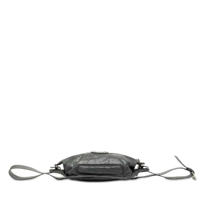 Balenciaga Lambskin Motocross Classic Neo Lift Belt Bag Black Leather Good condition - Inside View
