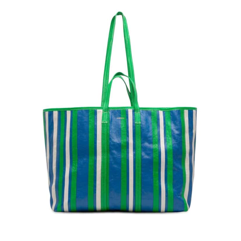 Balenciaga Lambskin Chatelet Carry All Tote XL Green Leather Good condition - Front View