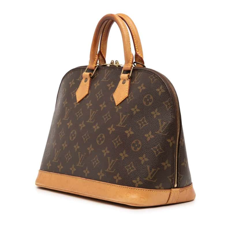 Louis Vuitton Monogram Alma PM Brown Fair condition - Back View