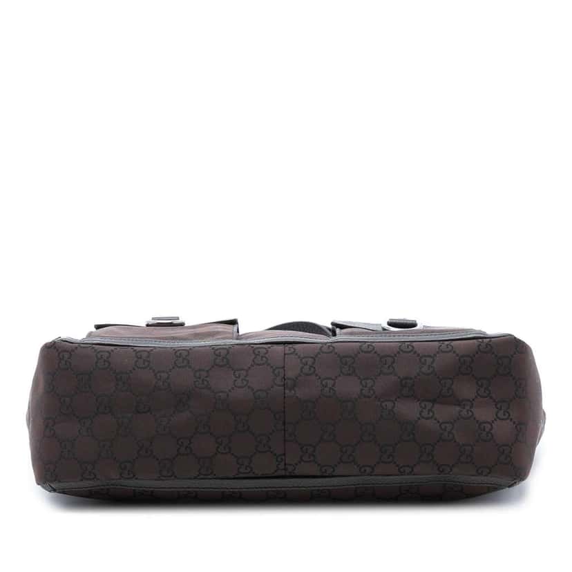 Gucci GG Nylon Abbey D Ring Pocket Tote Brown Very good condition - Inside View