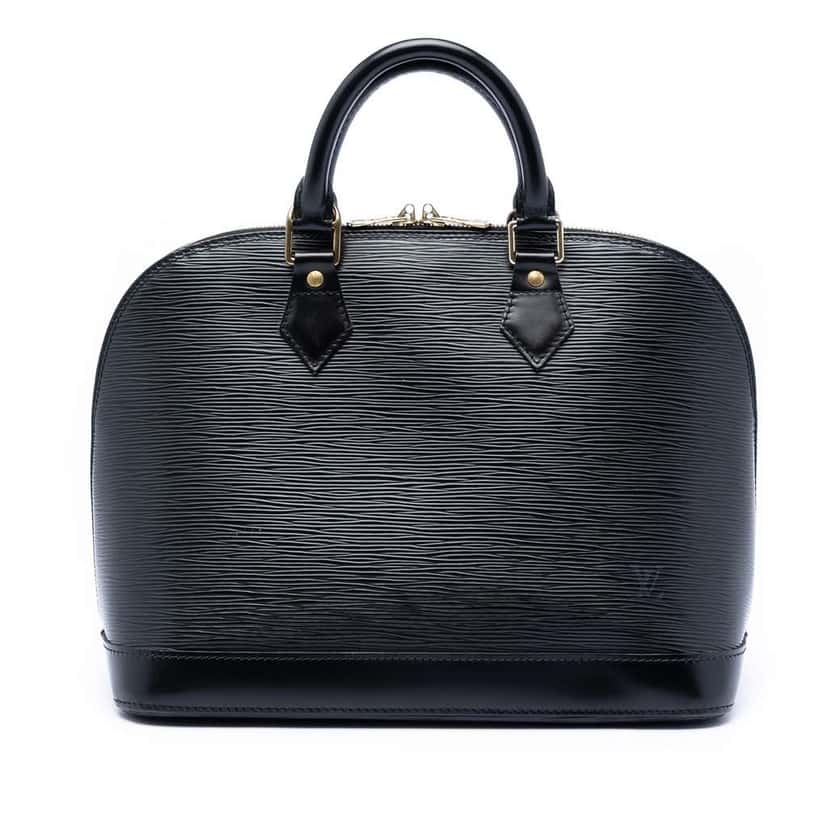 Louis Vuitton Epi Alma PM Black Leather Good condition - Front View