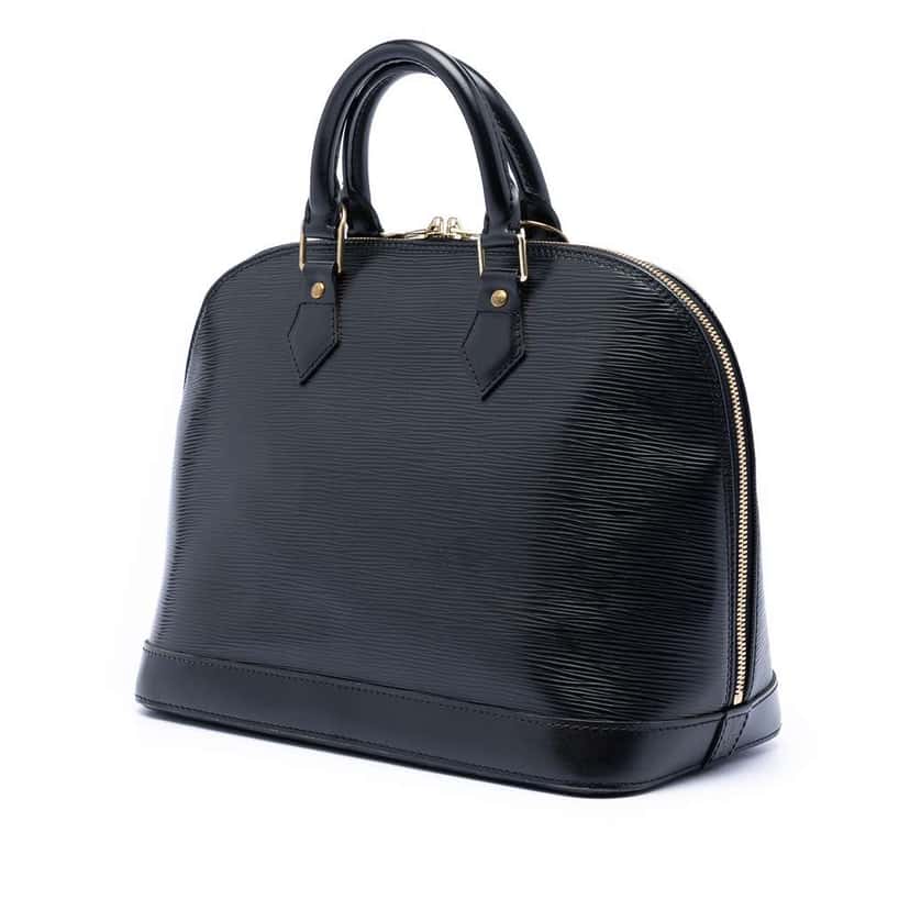 Louis Vuitton Epi Alma PM Black Leather Good condition - Back View