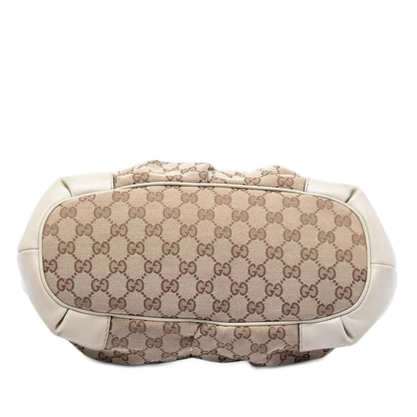 Gucci GG Canvas Sukey Satchel Beige Canvas Good condition - Inside View