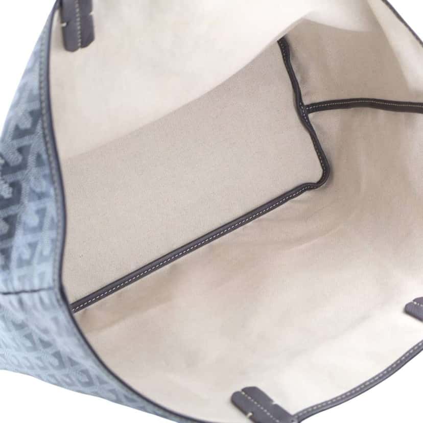 Goyard Goyardine Saint Louis PM Grey Canvas Good condition - Model View