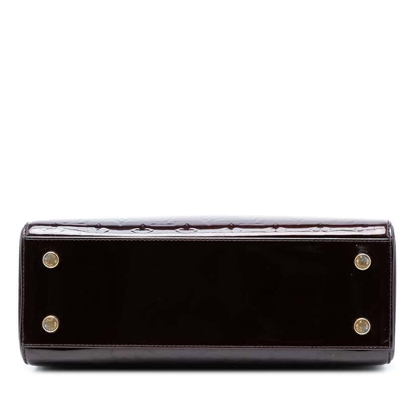 Louis Vuitton Monogram Vernis Brea MM Purple Leather Good condition - Inside View