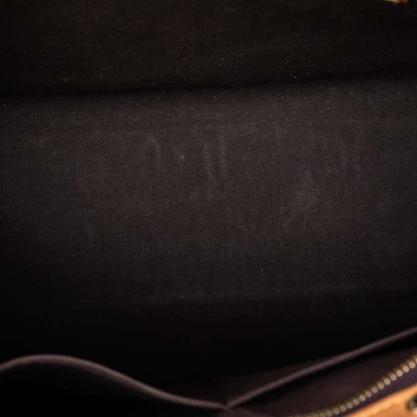 Louis Vuitton Monogram Vernis Brea MM Purple Leather Good condition - Model View