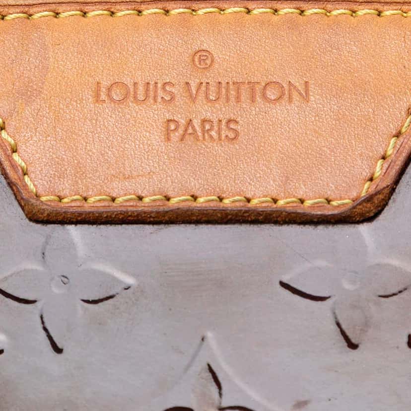 Louis Vuitton Monogram Vernis Brea MM Purple Leather Good condition - Box View