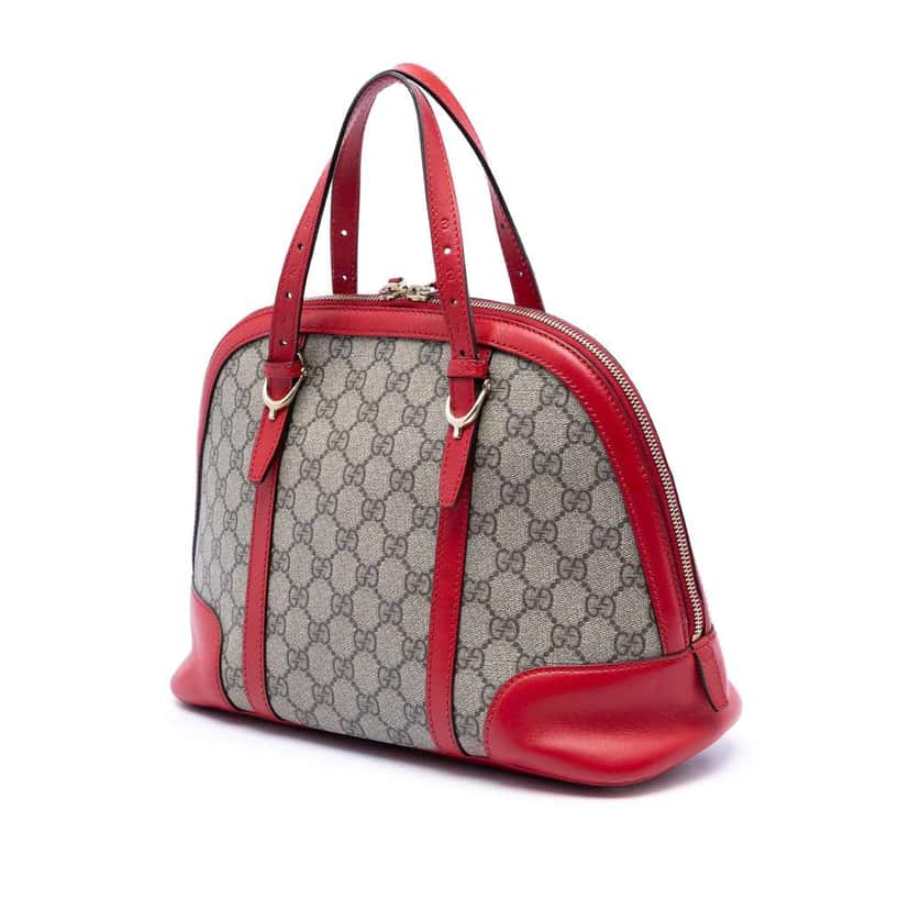 Gucci Small GG Supreme Nice Dome Satchel Beige Good condition - Back View