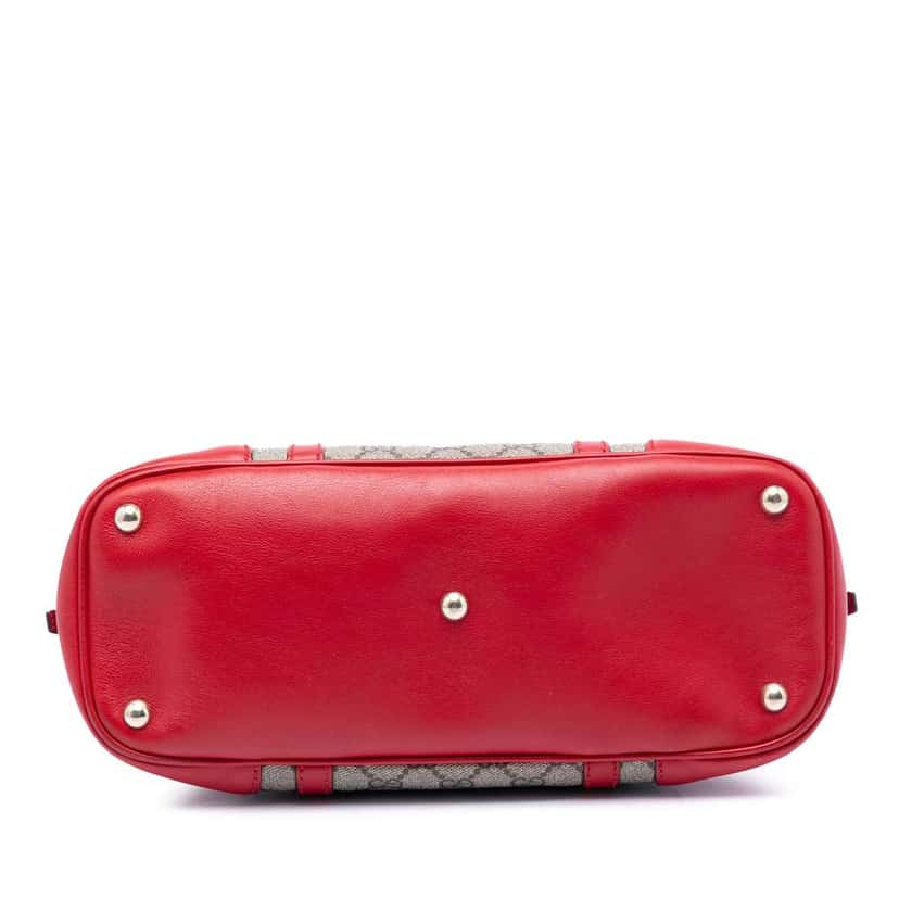 Gucci Small GG Supreme Nice Dome Satchel Beige Good condition - Inside View