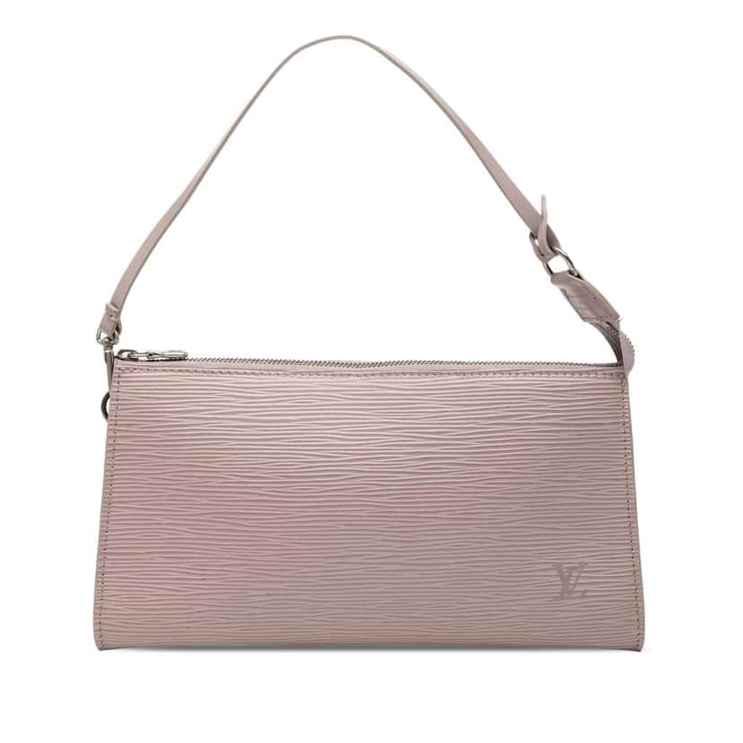 Louis Vuitton Epi Pochette Accessoires Purple Leather Good condition - Front View