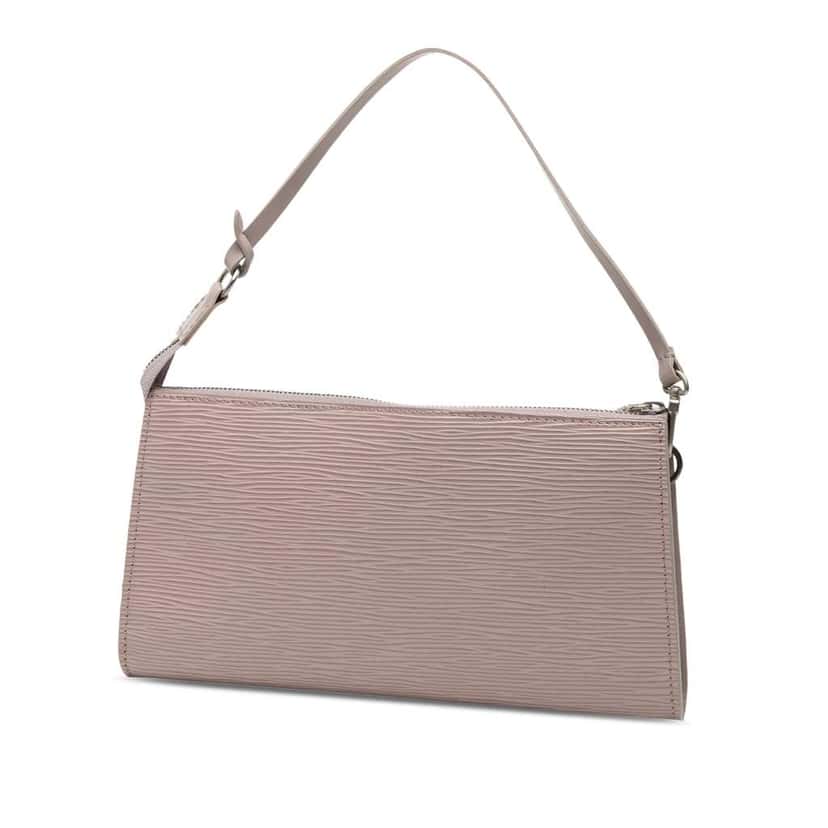 Louis Vuitton Epi Pochette Accessoires Purple Leather Good condition - Back View