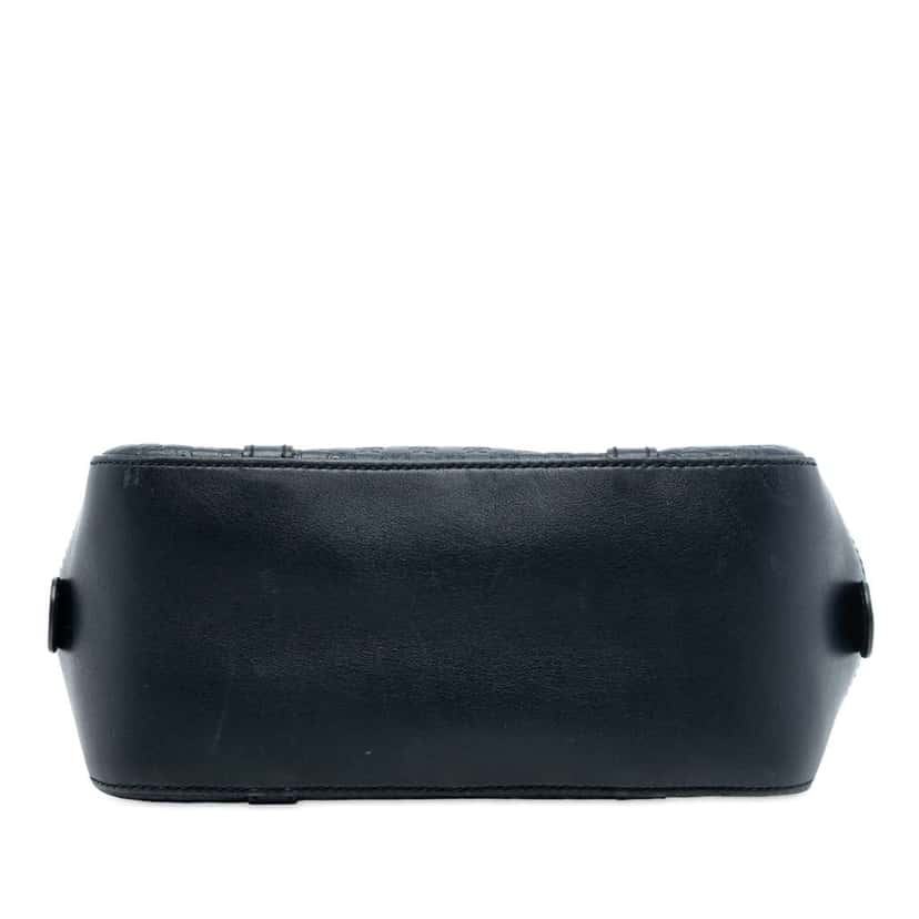 Gucci Small Microguccissima Bree Satchel Blue Leather Good condition - Inside View