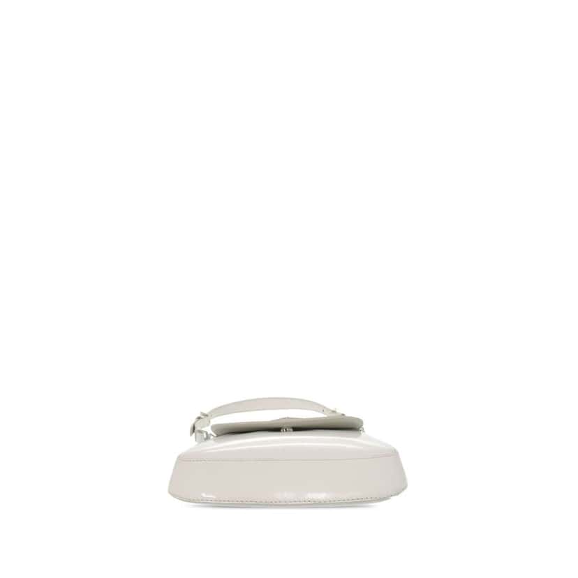 Prada Mini Brushed Leather Cleo Bag White Leather Very good condition - Inside View