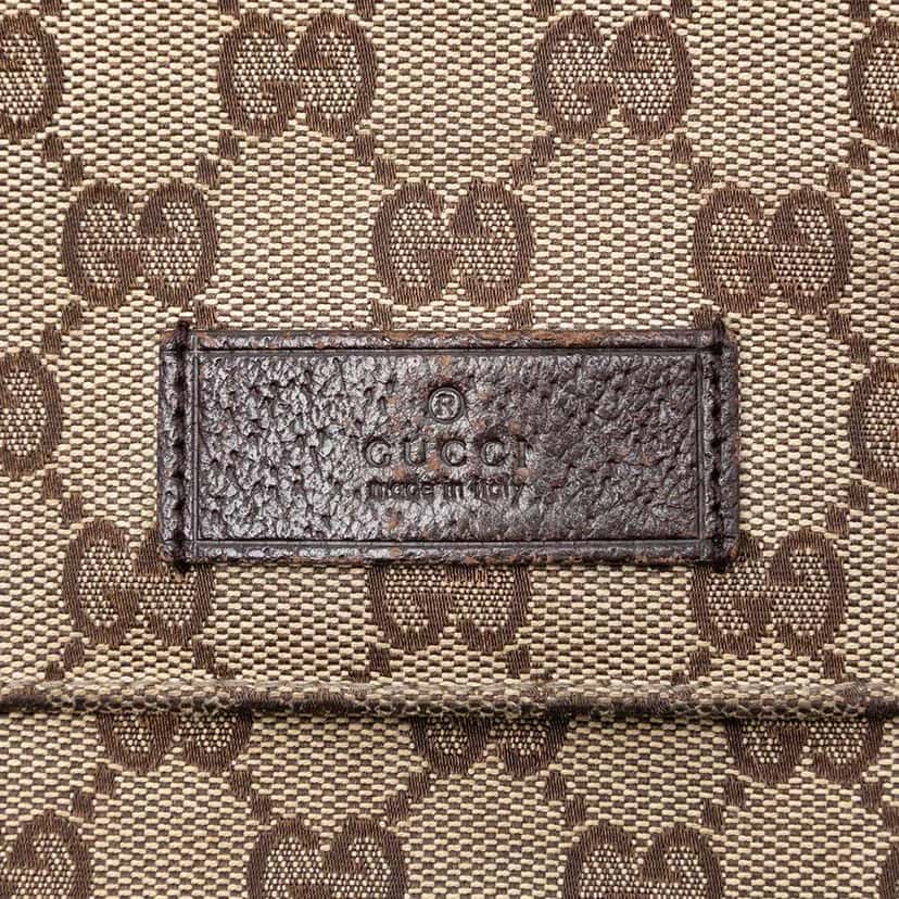 Gucci GG Canvas Messenger Bag Beige Good condition - Box View